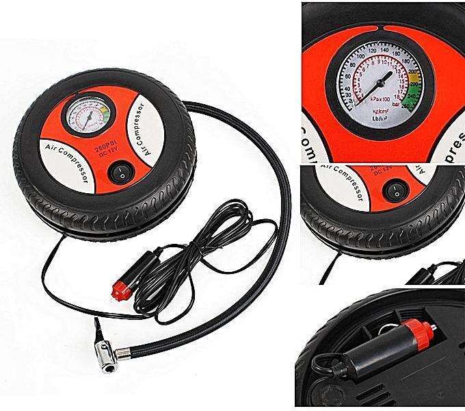 Portable Mini Air Compressor Auto Pump Car Sport Tyre Inflator