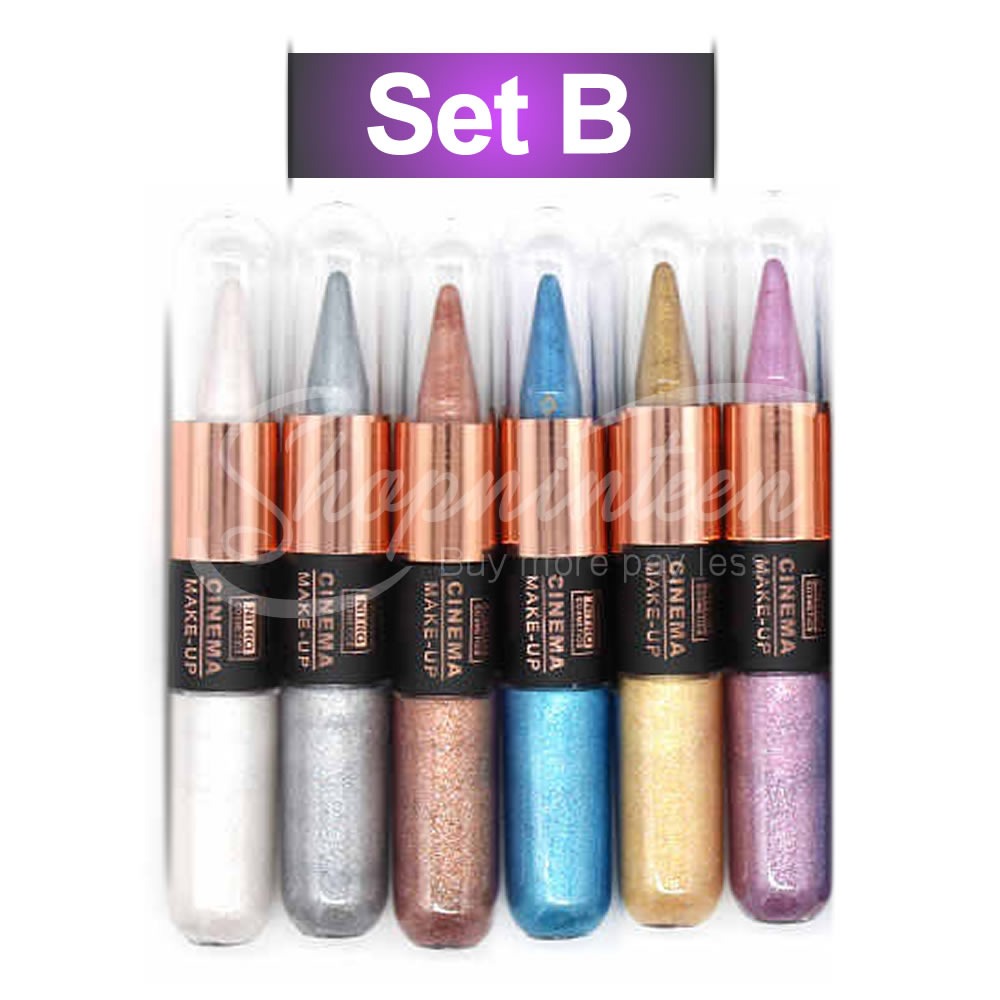 2in1 Shiny Cream & Liquid Eyeliner ( pack of 6)
