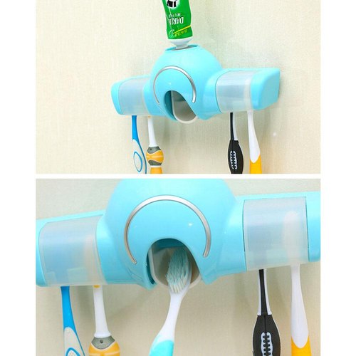 Toothpaste Dispenser with Tooth brush holder Juxin