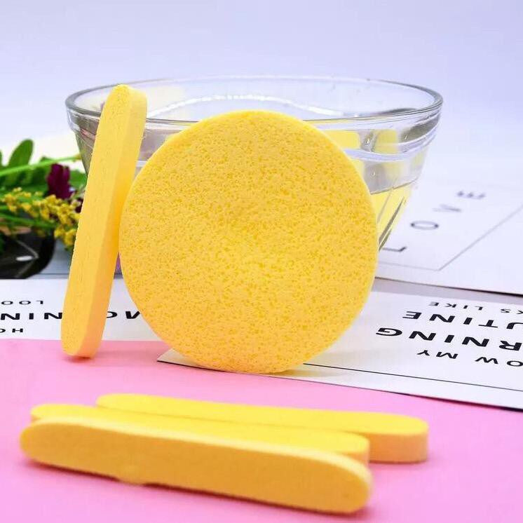 Sponge Stick Sponge Facial Spoons