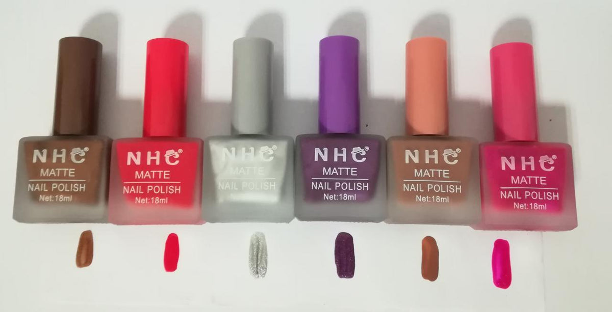 Amazing Matte Nail Paint ( Pack Of 6 )