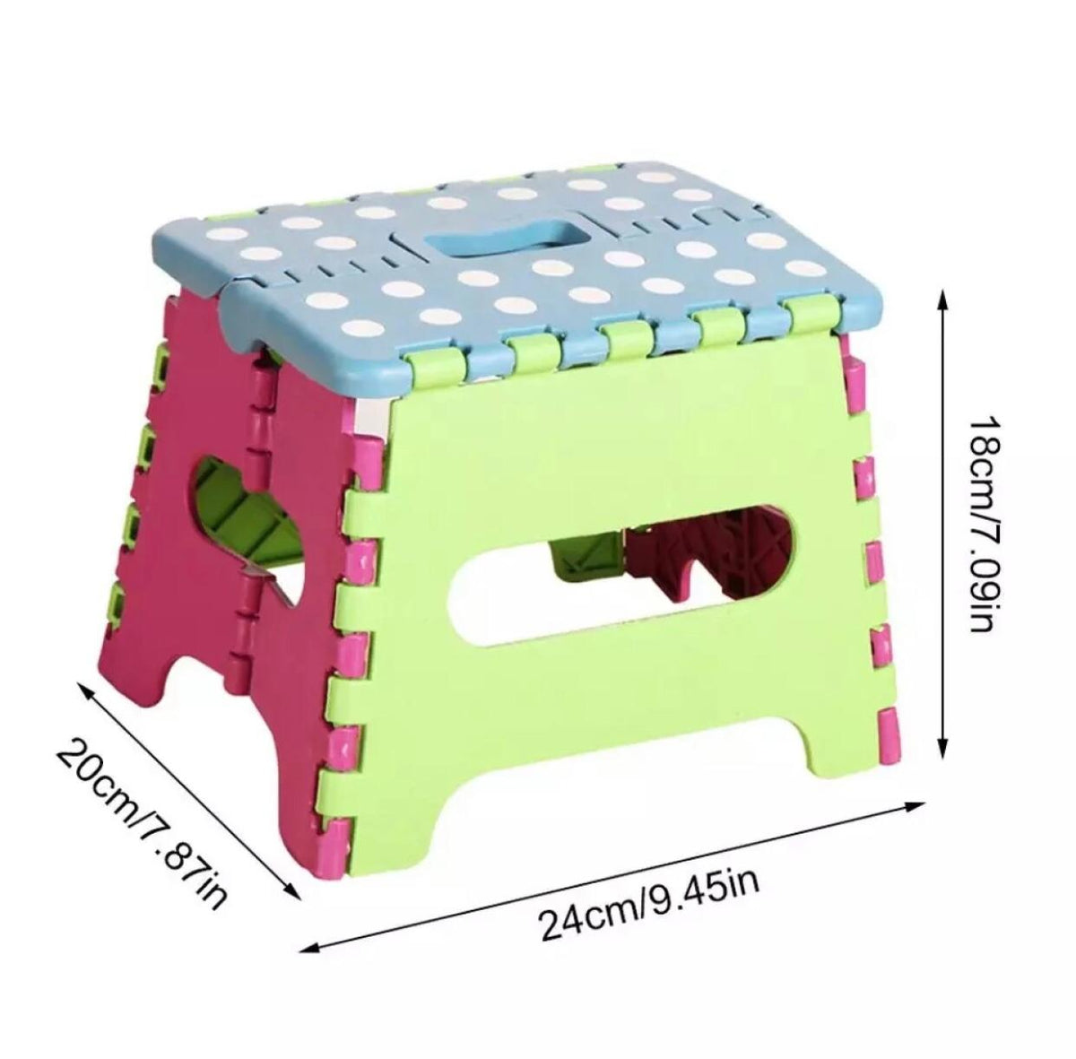 Multi Purpose Portable Folding Stool For Kids Or Adults Lightweight Step Stool Holding stool For camping
