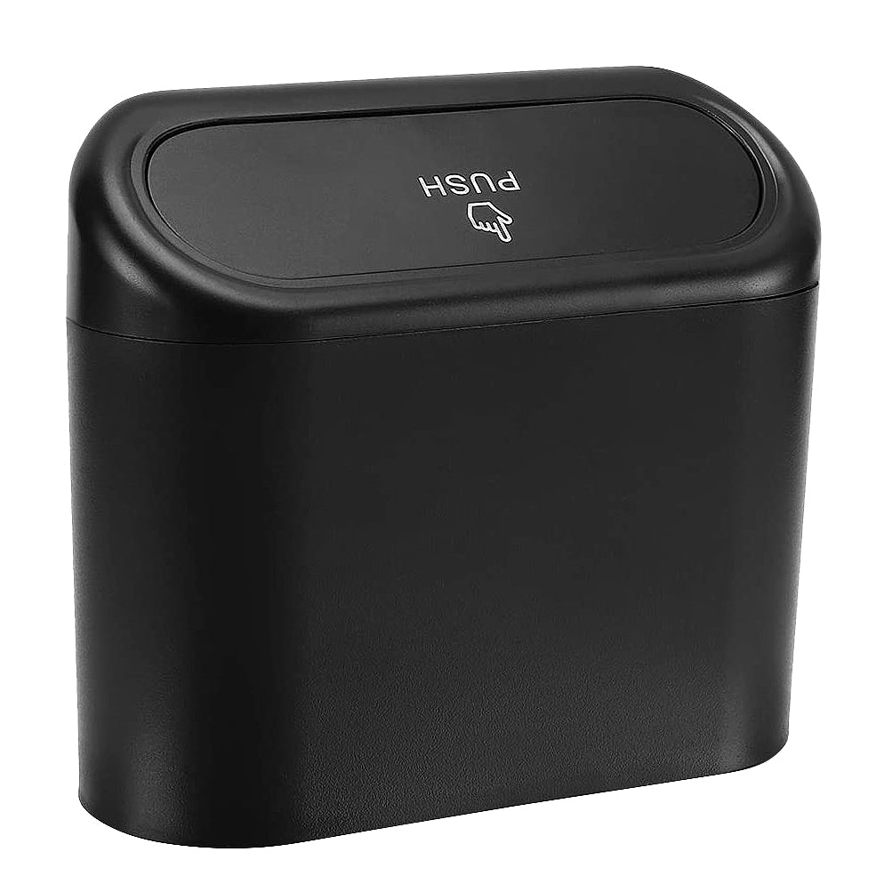 Car Trash Can with Lid Mini Vehicle Trash Bin