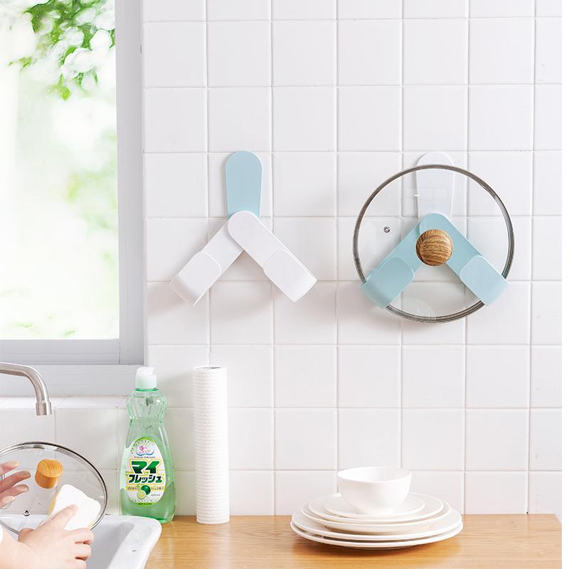 Rotation Adjustment Pan Cover Holder Useful Spoon ( pack of 2)