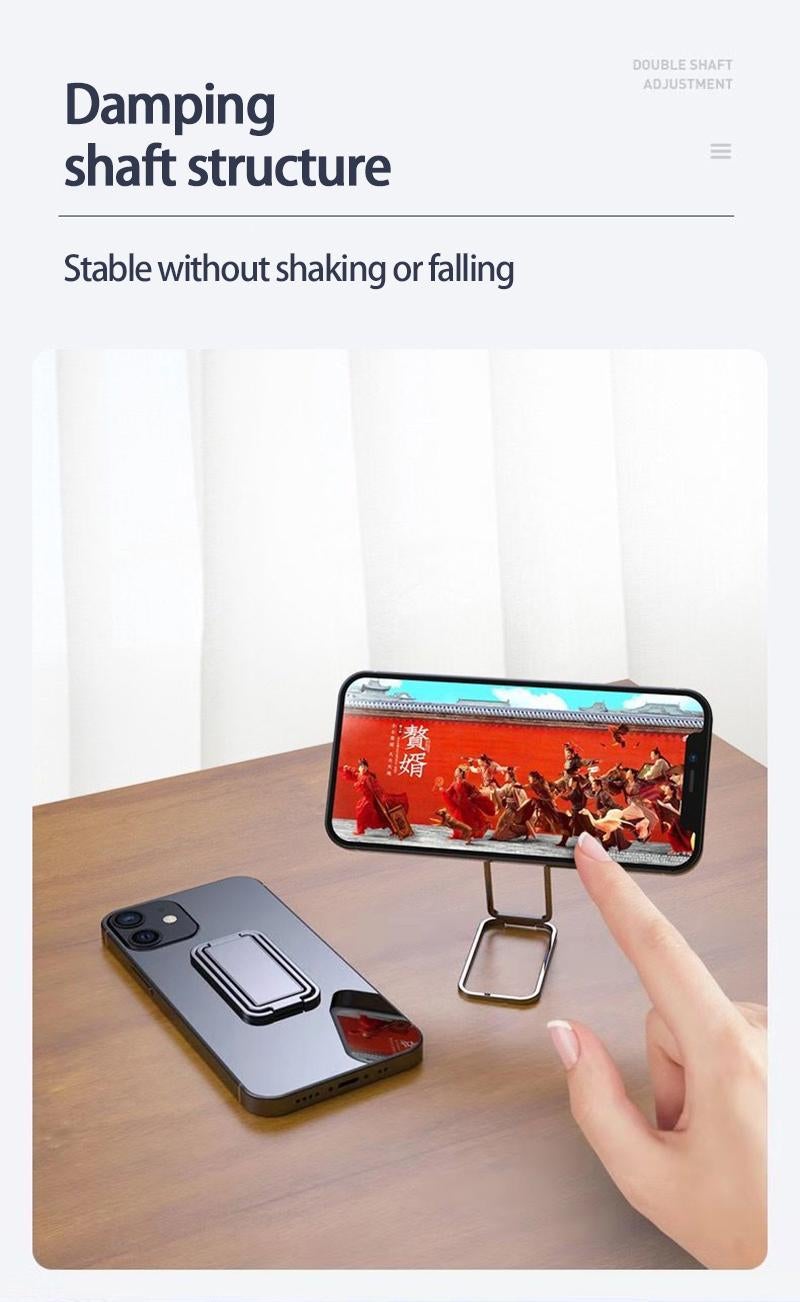 Foldable Cell Phone Holder Ring Buckle Retractable Desktop Cell Phone Holder