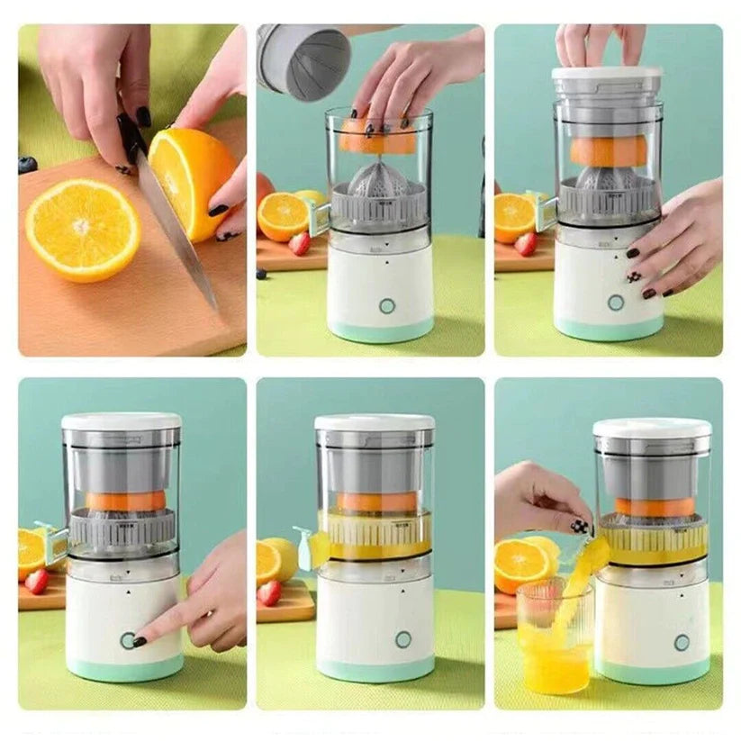 Enjoy Juicing Anywhere with this Cordless Citrus Juicer!
