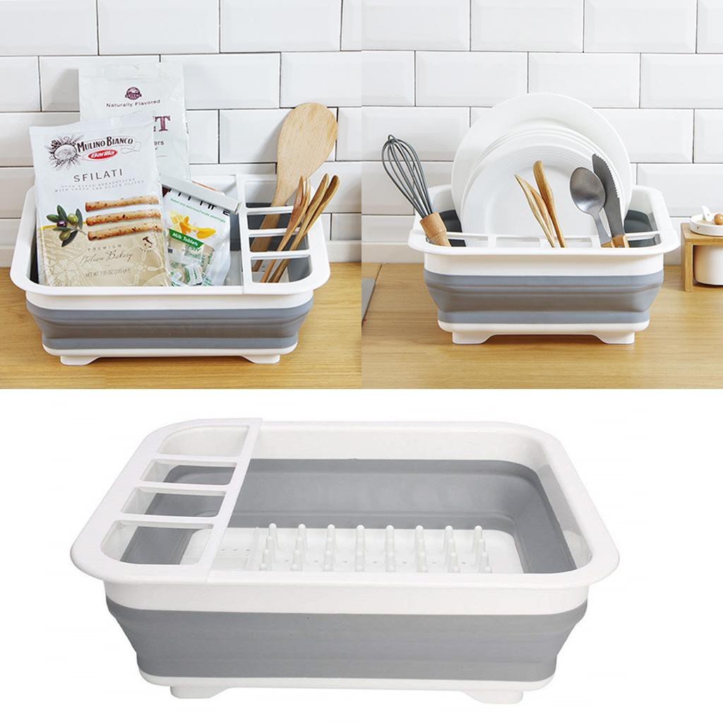 Foldable Dish Rack Plates Drying Rack