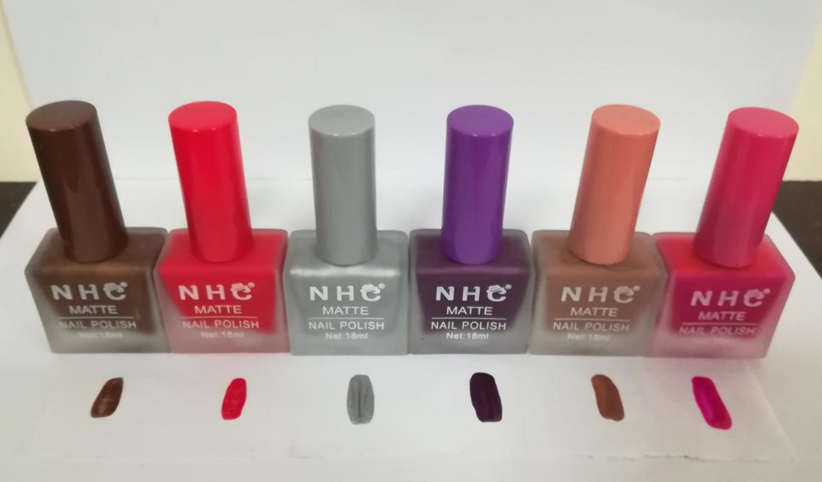 Amazing Matte Nail Paint ( Pack Of 6 )