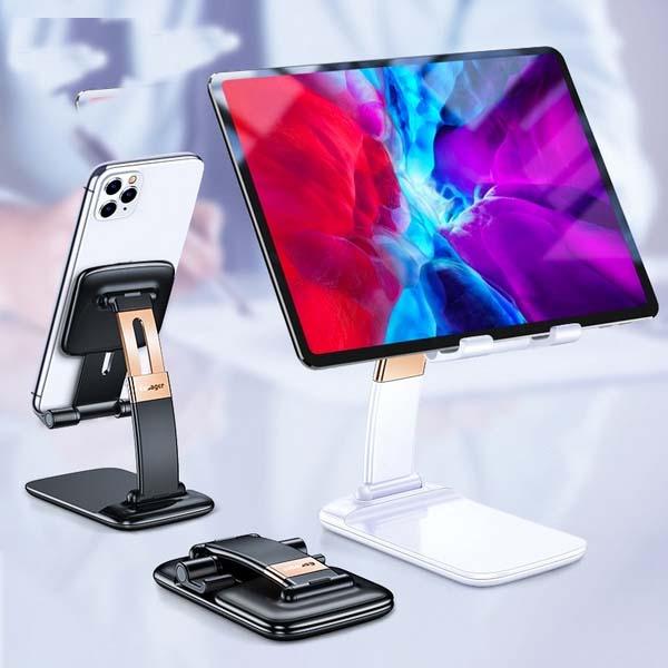 Fully Foldable Compact iPad And Cell Phone Adjustable Stand.