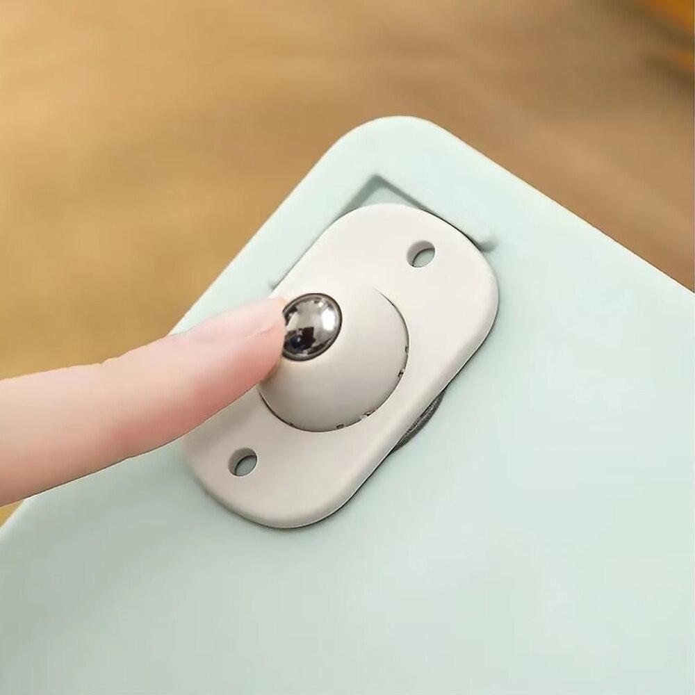 Adhesive Casters Pulley Rollers Set