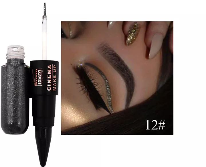2in1 Shiny Cream & Liquid Eyeliner ( pack of 6)