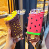 New Summer Cute Donut Ice Cream Water Bottle