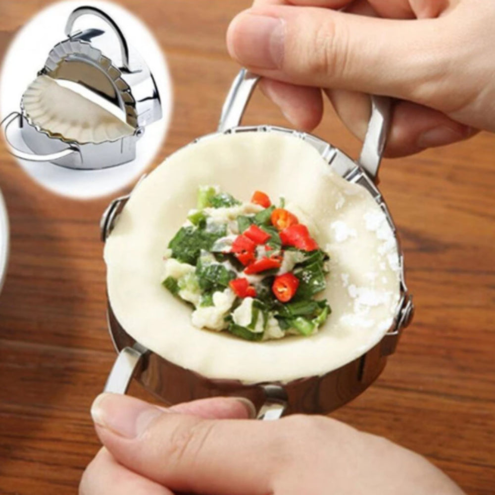 Set Of 2 Stainless Steel Mold Lazy Must Ravioli Making Kitchen Dumpling Maker