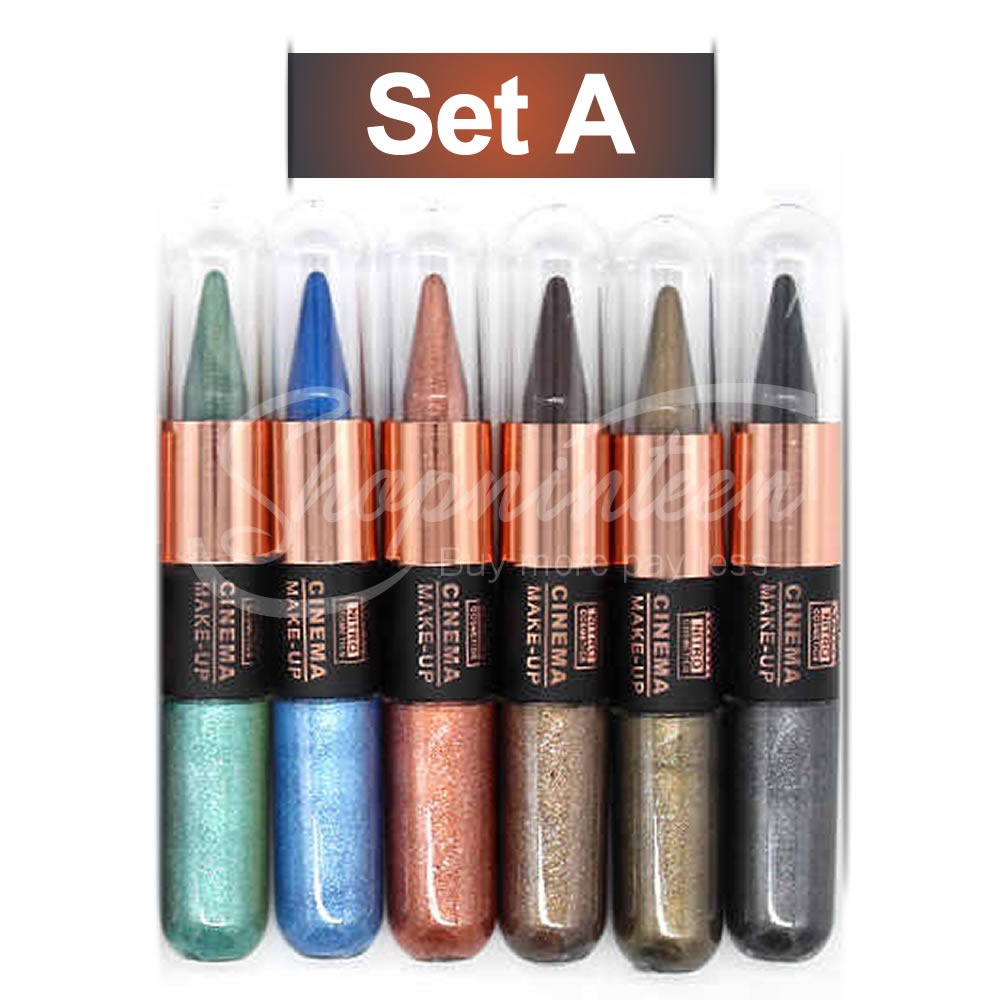 2in1 Shiny Cream & Liquid Eyeliner ( pack of 6)