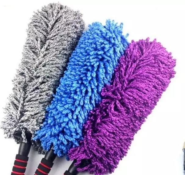 Microfiber Car Duster Brush Cleaning Dirt Dust Clean Brush Universal Polishing Detailing Towels Cloths