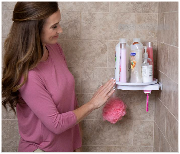 Instahang Rotating Shelf Rotates 360°.