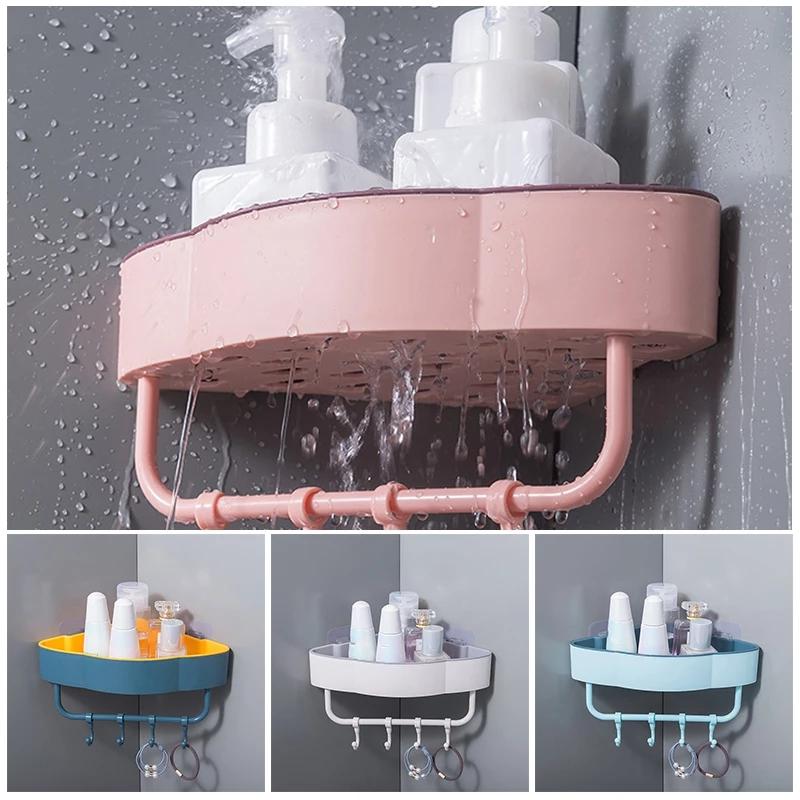 Bathroom And Kitchen Corner Shelves Storage Rack