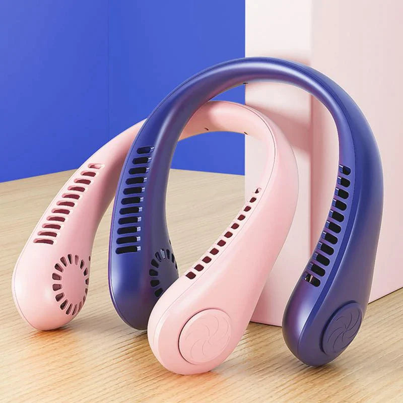 Mini Neck Fan Portable Bladeless Hanging Neck