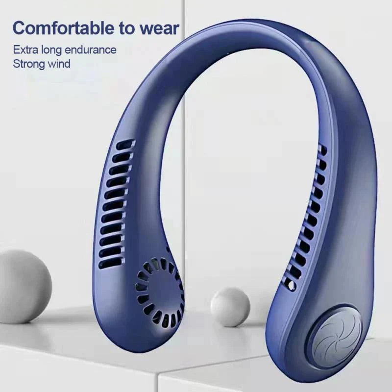 Mini Neck Fan Portable Bladeless Hanging Neck