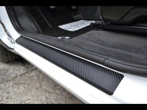 Carbon Door Sills Scratch Protection Sticker