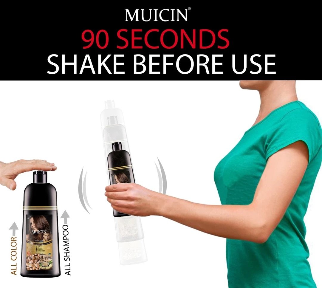 MUICIN - 5IN1 HAIR COLOR SHAMPOO GINGER & ARGAN OIL
