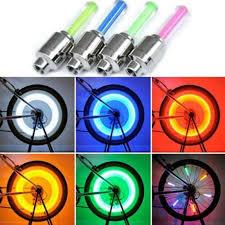 Set of 4 LED Flash Tyre Bike Wheel