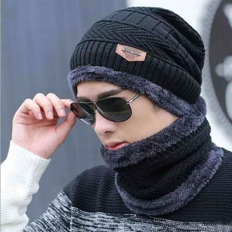 Hat & Neck warmer Winter Cap(unisex)