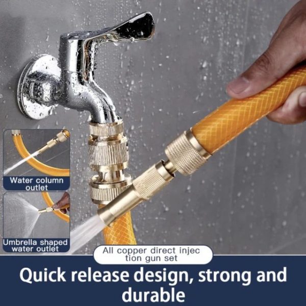 Copper Direct Spray Gun Set High Water Pressure