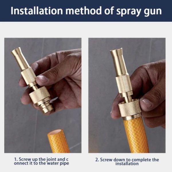 Copper Direct Spray Gun Set High Water Pressure