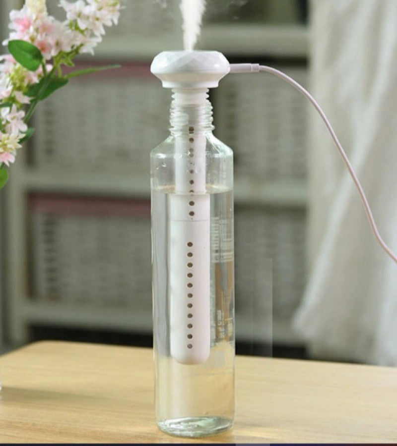USB Portable Air Humidifier Diamond Bottle Aroma Diffuse Mist Maker