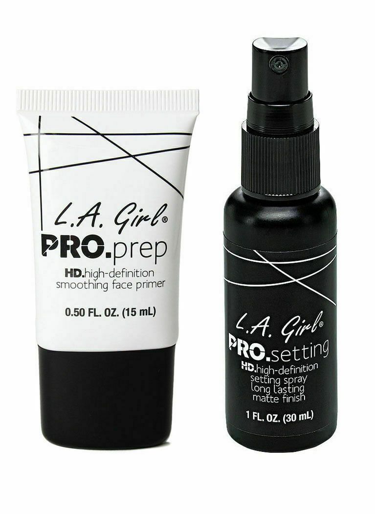 LA Girl PRO Prep HD Face Primer & Makeup Setting Spray SET