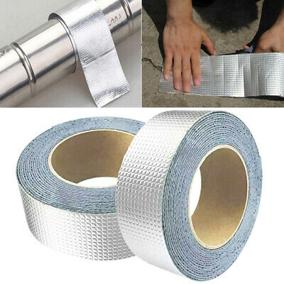 Aluminum Foil Butyl Rubber Tapes Self Adhesive Waterproof Tape (5 Meter)