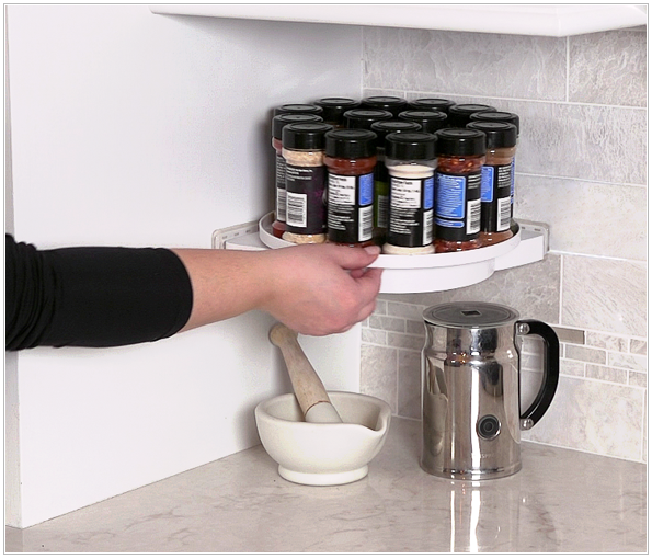 Instahang Rotating Shelf Rotates 360°.