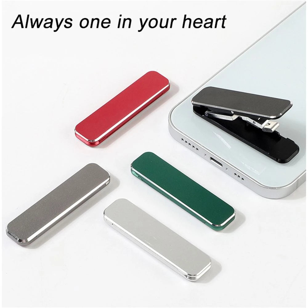 1PC Universal Mini Invisible Foldable Mobile Phone Stand  Desktop Mount Material Holder Adjustable Angle