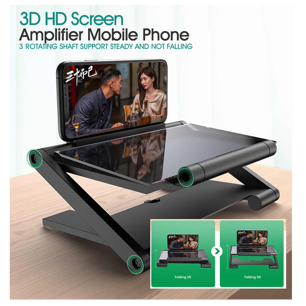 3D HD Screen Amplifier Mobile Phone