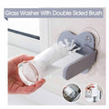 Glass Washer with double sided brush