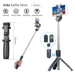 Mobile Phone Tripod Selfie Stick Horizontal And Vertical Bluetooth Remote Control