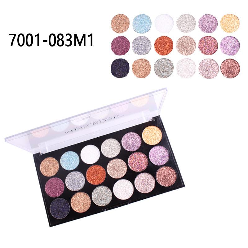 MISS ROSE 18-COLOR SEQUIN GLITTER EYESHADOW PALETTE
