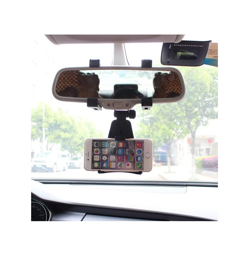 Rear view Mirror Car Phone Holder