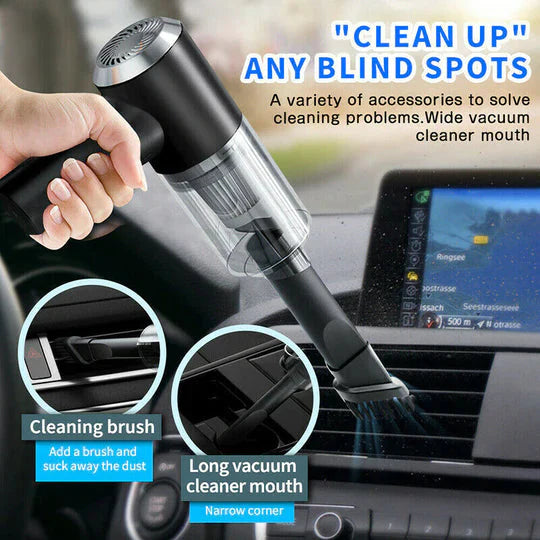 Wireless Rechargeable Home & Car Vacuum Cleaner