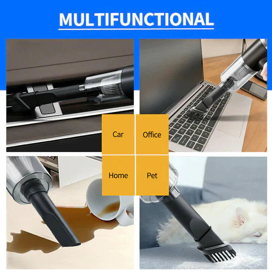 Wireless Rechargeable Home & Car Vacuum Cleaner