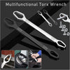 Universal Torx Wrench Adjustable Self-Tightening Wrench Board Multi-Function Double-Head Torx Spanner
